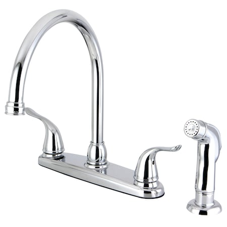 Yosemite FB2791YLSP Single Handle 8-Inch Centerset Kitchen Faucet with Sprayer FB2791YLSP